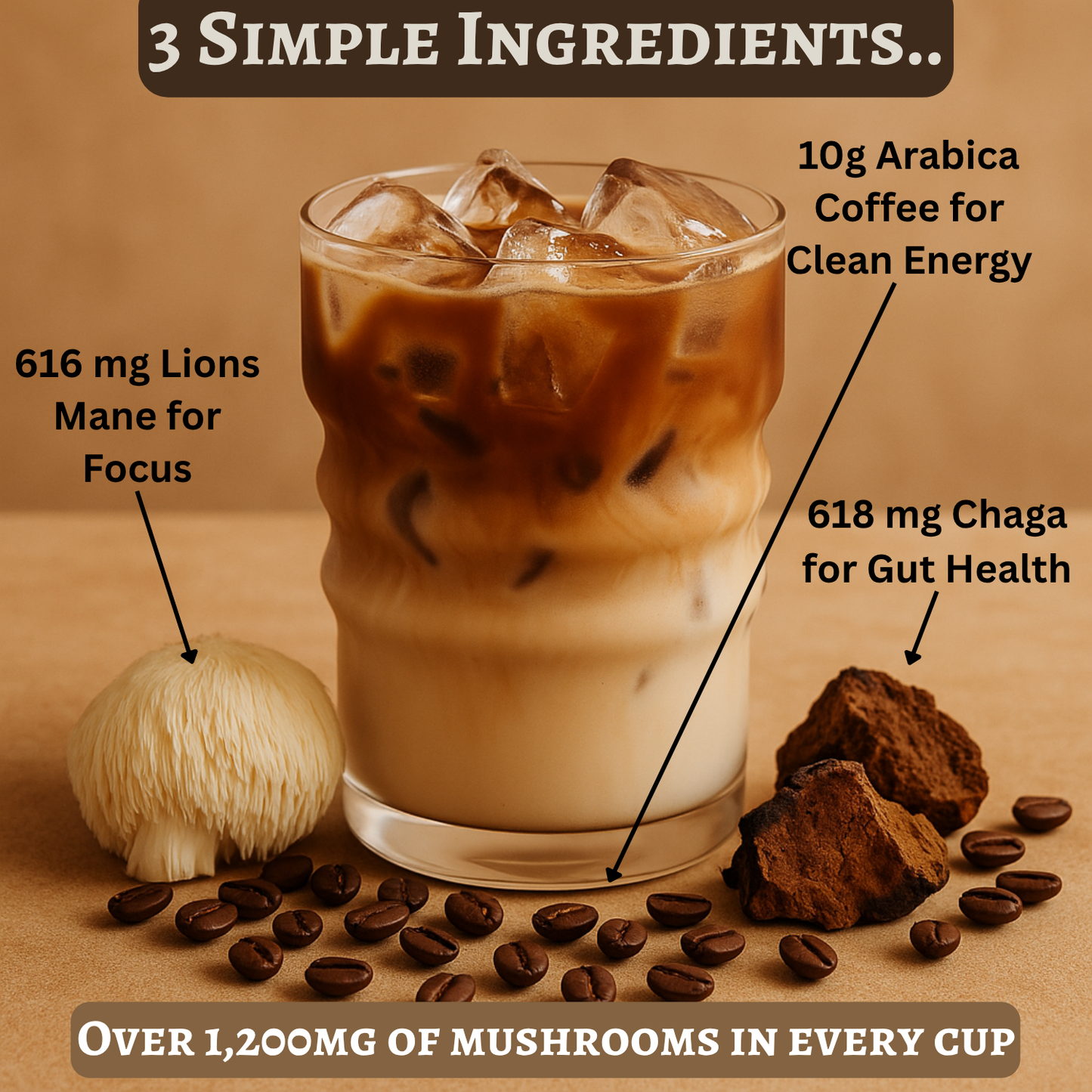 Mushroom Coffee - 1 lb
