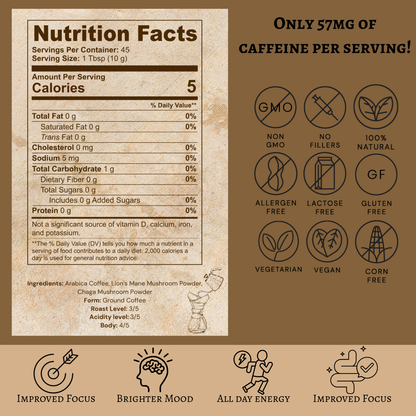 Mushroom Coffee - 1 lb